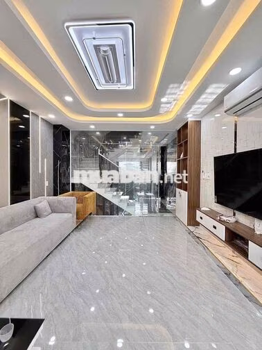 Nhà 5 tầng KDC An Sương Quận 12, 80m2, hẻm xe hơi thông, tặng nội