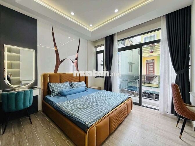 Cho thuê nguyên căn Siêu Phẩm Mới Đẹp Full Nội thất, Lê Văn Thọ p13 GV