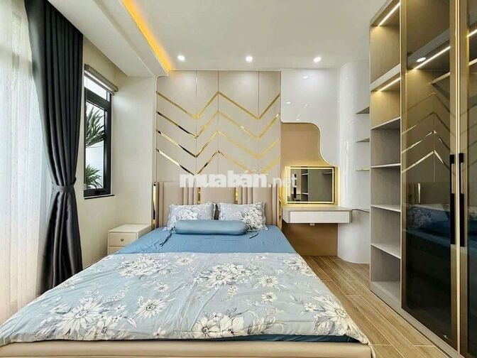Cho thuê nguyên căn Siêu Phẩm Mới Đẹp Full Nội thất, Lê Văn Thọ p13 GV