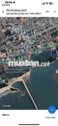 🏝️ BÁN NGỘP Ngang 7m Đất Chợ Lộc An giá chỉ 1ty68 – CÁCH BIỂN CHỈ 300M