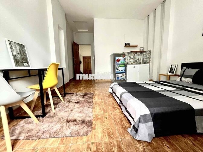 Phòng Studio đơn giản có Bancol riêng đầy đủ Nội Thất ngay Vườn Lài