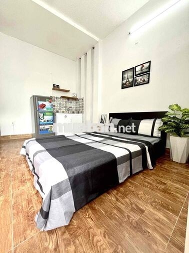 Phòng Studio đơn giản có Bancol riêng đầy đủ Nội Thất ngay Vườn Lài