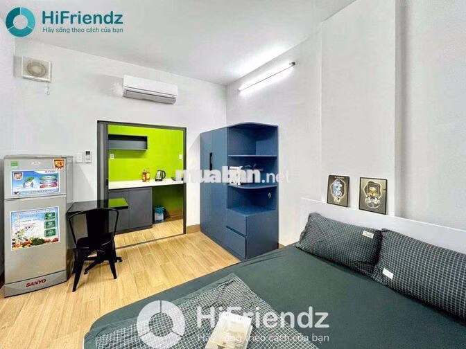 STUDIO TÁCH BẾP FULL NỘI THẤT THANG MÁY AN NINH GẦN ĐH VĂN HIẾN