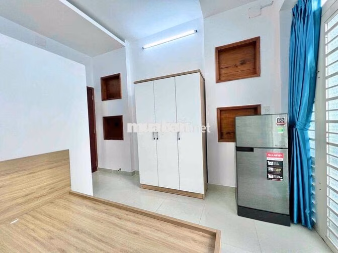 Cho thuê căn hộ Studio Ban công Q4 gần ĐH Luật, ĐH Nguyễn Tất Thành