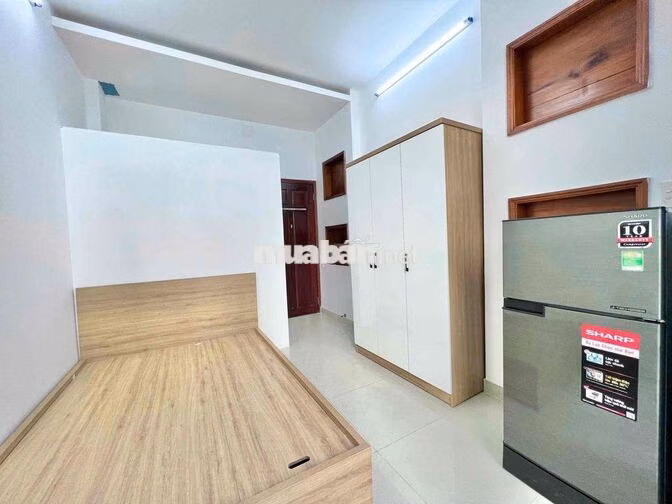 Cho thuê căn hộ Studio Ban công Q4 gần ĐH Luật, ĐH Nguyễn Tất Thành