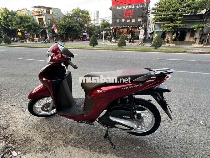 Honda Vision 2025 Cao Cấp màu Đỏ