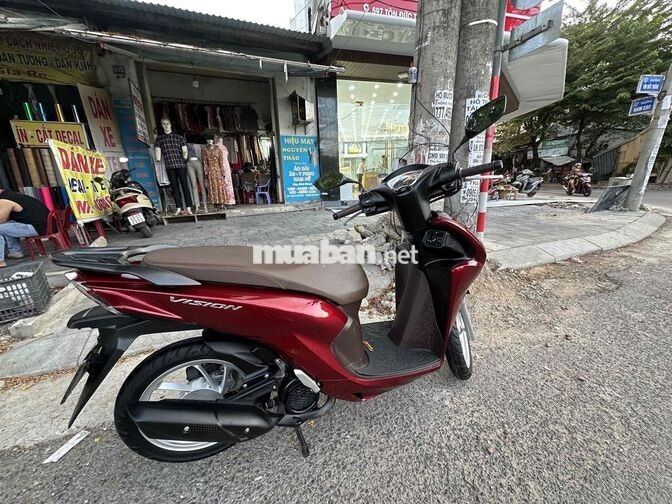 Honda Vision 2025 Cao Cấp màu Đỏ