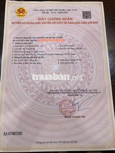 Bán Nhà 1T 3 Lầu 4X10 ,HXH 14/1 Đào Duy Từ