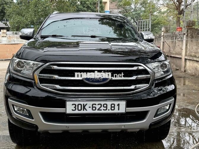 Ford Everest 2018 Tự động 10 cấp Đen Da
