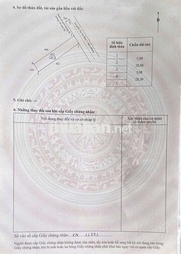 Hàng thơm, chỉ 400tr sở hưu 142m² đất thổ đường nhựa An Hòa