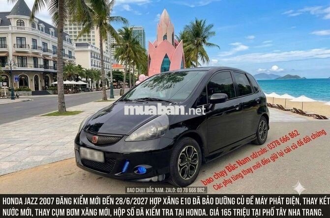Honda Jazz 2007 Đen Trung Đông