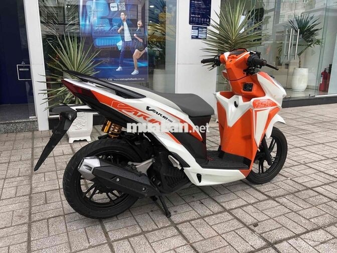 Honda Vario 150 2020 Trắng Cam Hồ Sơ Cầm Tay Sẵn