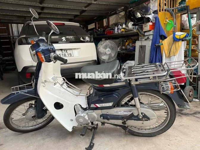 Honda Cub 50cc Trắng Xanh