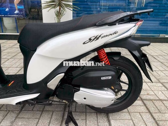 Honda SH Mode 125 2017 Khóa Smartkey Trắng Đen