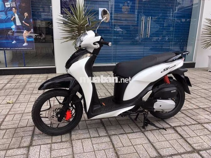 Honda SH Mode 125 2017 Khóa Smartkey Trắng Đen