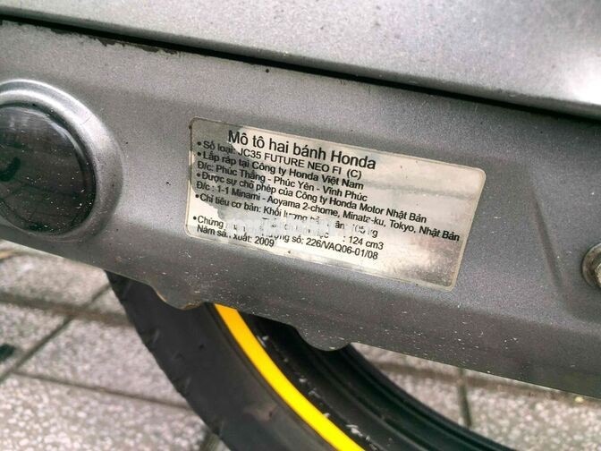 Honda Future Neo Fi 2009 Đầu 702 Biển 65