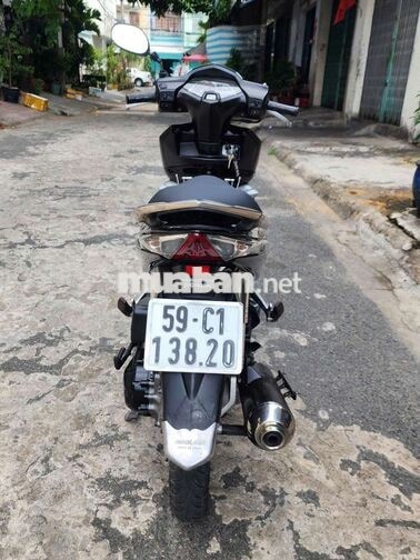 Honda Air Blade Thể thao Đen bạc