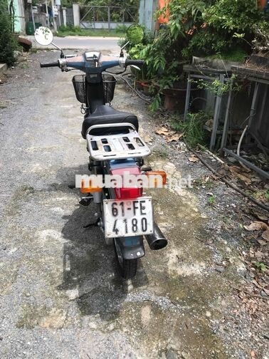 Xe máy Cub 82 50cc Xanh 4 số vòng chạy rất nhẹ