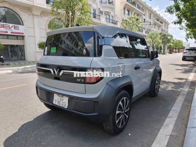 VinFast VF3 2025 Xám Odo 10.000km - Sạc Miễn Phí