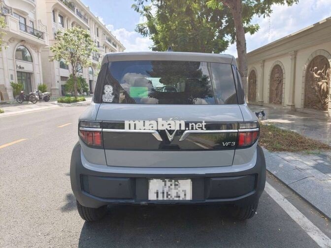 VinFast VF3 2025 Xám Odo 10.000km - Sạc Miễn Phí