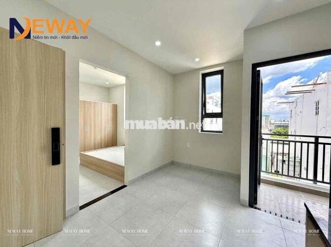 1 PHÒNG NGỦ TÁCH BẾP BAN CÔNG FULL NỘI THẤT, MỚI 100%, ĐANG SET UP