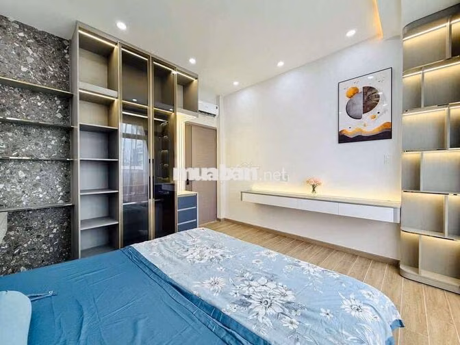 CHO THUÊ NHÀ NGUYÊN CĂN FULL NỘI THẤT 5PN 4WC PHƯỜNG 13 GÒ VẤP