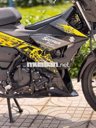 Suzuki Satria F150 Đen Vàng Indonesia Côn tay