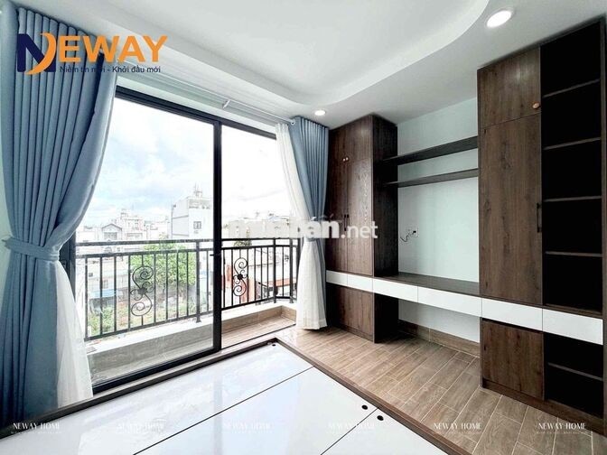 CHO THUÊ CĂN HỘ MỚI XÂY - FULL NỘI THẤT - MGR - BAN CÔNG NGAY HUIT