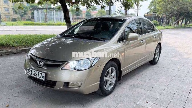 Honda Civic Sedan 2008 Số sàn Vàng cát