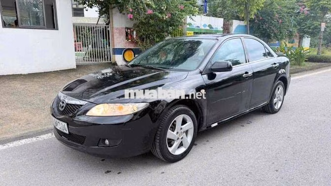 Mazda 6 2005 Tự động Đen Da