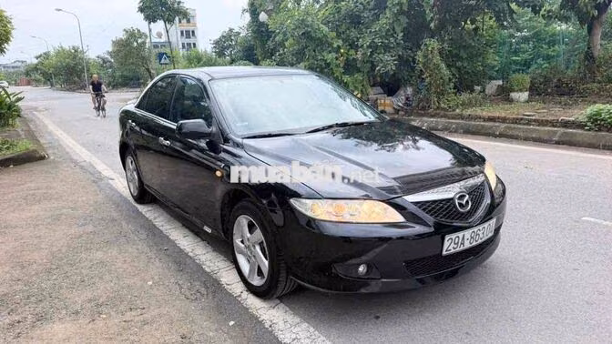 Mazda 6 2005 Tự động Đen Da