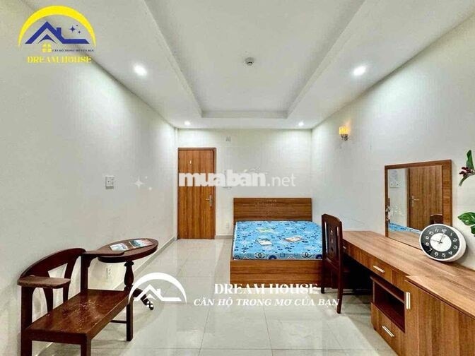 STUDIO SẴN NỘI THẤT CÓ BAN CÔNG CHUNG THOÁNG - THANG MÁY HẦM XE, HUIT