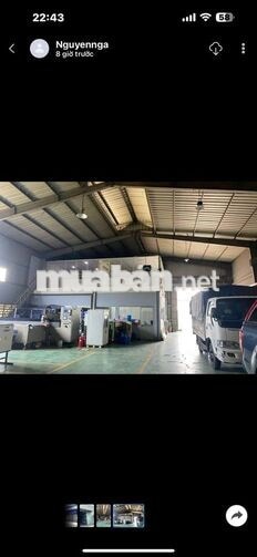 Xưởng 1450m2 An Phú Đông quận 12