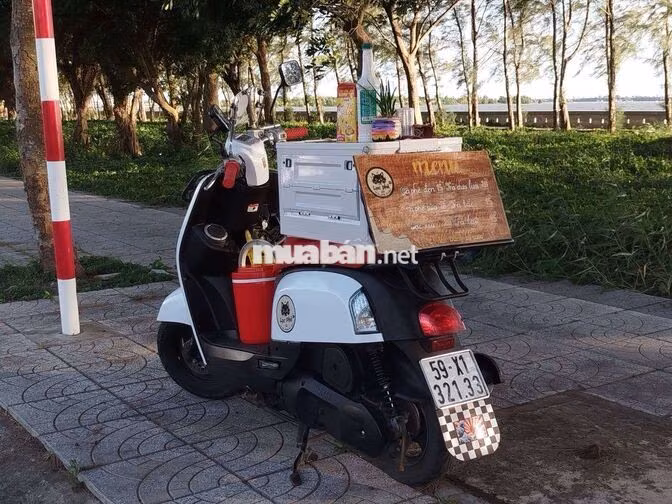 Xe máy điện Yamaha Cuxi 100cc Trắng