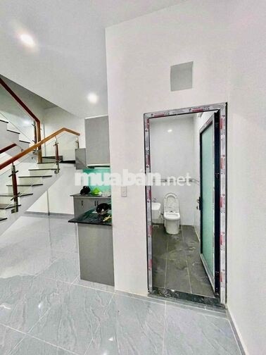 Cho Thuê Nhà Mới Xây 100% DT 100m2 1Trệt 1Lầu 2Pn 2Wc Hẻm Xe Tải TX52