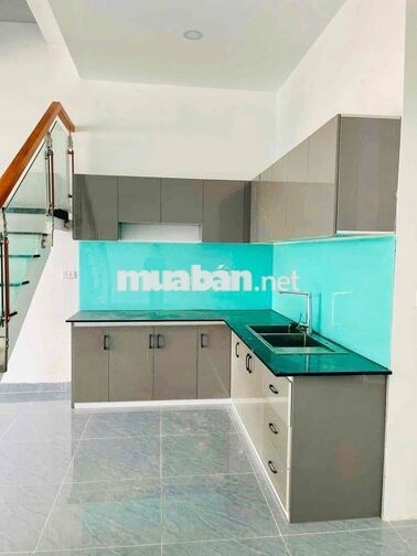 Cho Thuê Nhà Mới Xây 100% DT 100m2 1Trệt 1Lầu 2Pn 2Wc Hẻm Xe Tải TX52