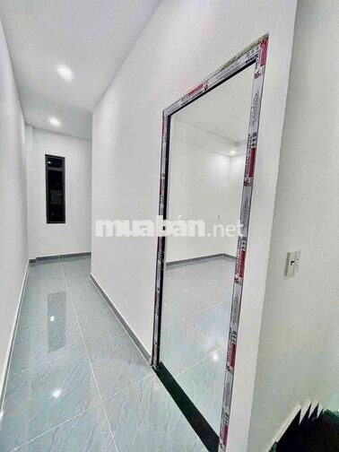 Cho Thuê Nhà Mới Xây 100% DT 100m2 1Trệt 1Lầu 2Pn 2Wc Hẻm Xe Tải TX52