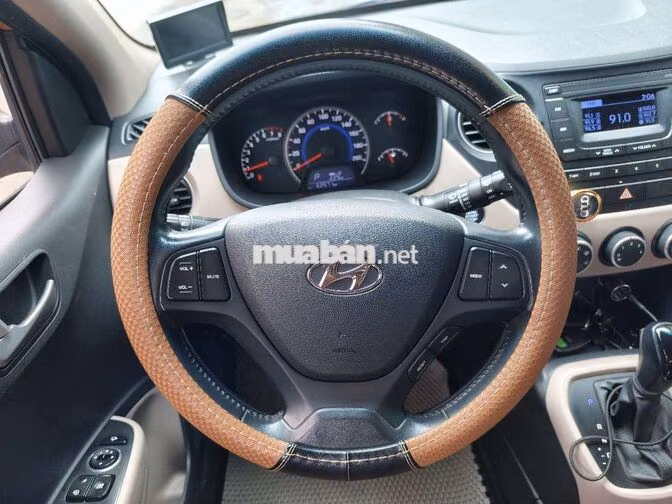 Hyundai Grand i10 1.0AT 2014 Vàng đồng