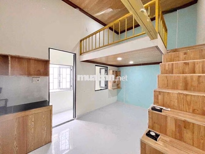 CHO THUÊ PHÒNG MỚI XÂY - CÓ NỘI THẤT QUA HUFLIT 5p - CVPM