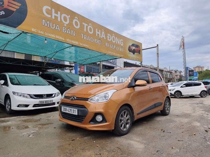Hyundai Grand i10 1.0AT 2014 Vàng đồng