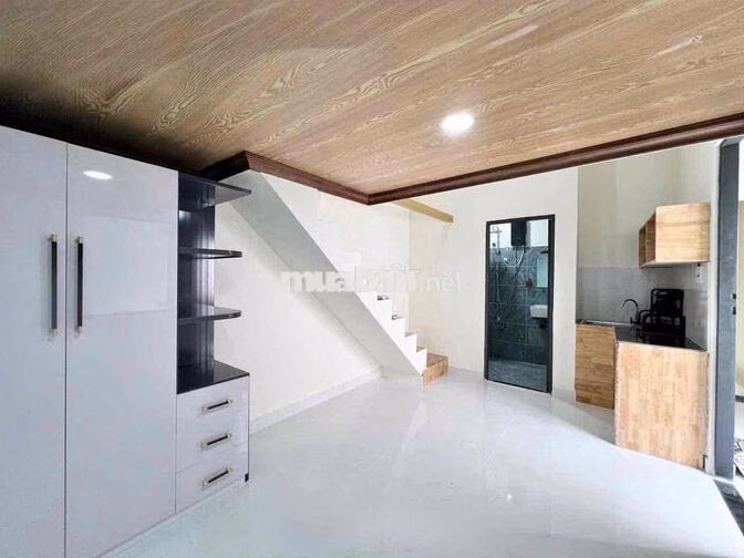 CHO THUÊ PHÒNG MỚI XÂY - CÓ NỘI THẤT QUA HUFLIT 5p - CVPM
