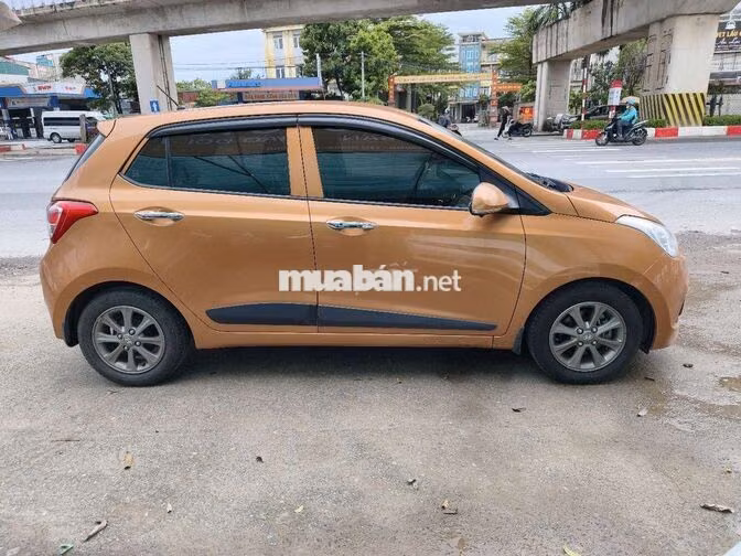 Hyundai Grand i10 1.0AT 2014 Vàng đồng
