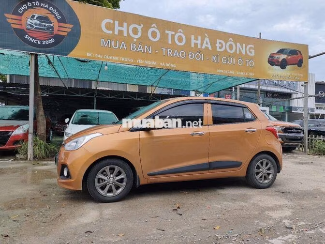 Hyundai Grand i10 1.0AT 2014 Vàng đồng