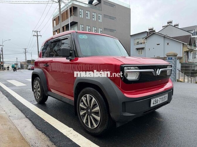 Vinfast VF3 Thuê Pin 2024 Màu Đỏ odo 18000km đẹp