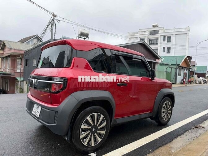 Vinfast VF3 Thuê Pin 2024 Màu Đỏ odo 18000km đẹp