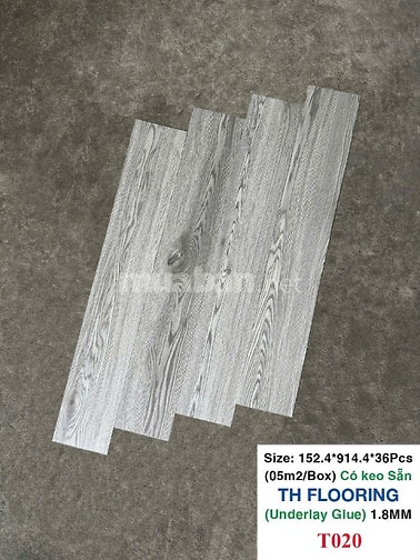 Sàn nhựa giả gỗ và Giấy dán tườngTH FLOORING nhiều màu sắc.