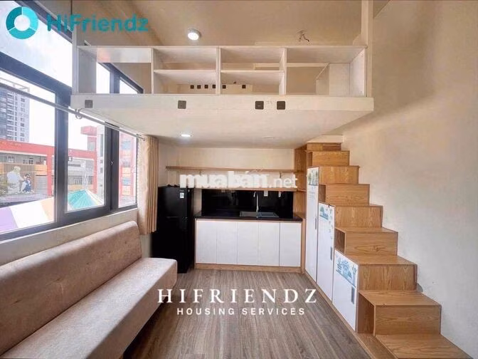 Phòng mới có gác thang máy quận 4 rộng 30m2 - thoáng gần NTTU, ULAW