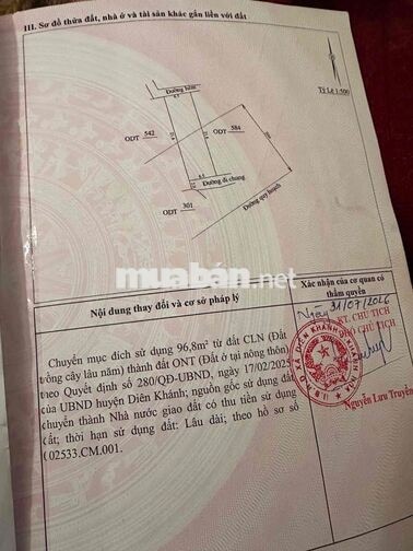 Chính chủ- Mặt tiền bờ ké Trần Phú- Diên Khánh