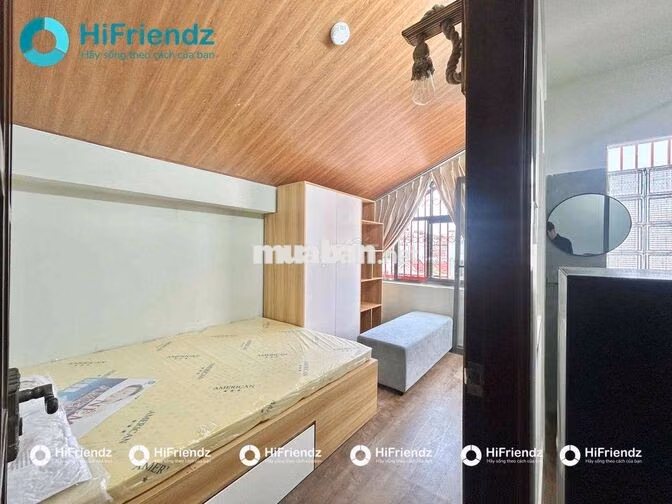 CHDV DẠNG STUDIO 1PN- FULL NỘI THẤT TÁCH BẾP - CỬA SỔ TRỜI