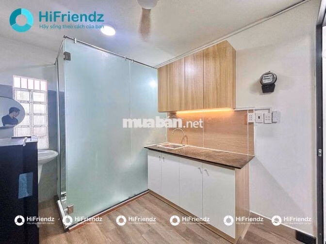CHDV DẠNG STUDIO 1PN- FULL NỘI THẤT TÁCH BẾP - CỬA SỔ TRỜI